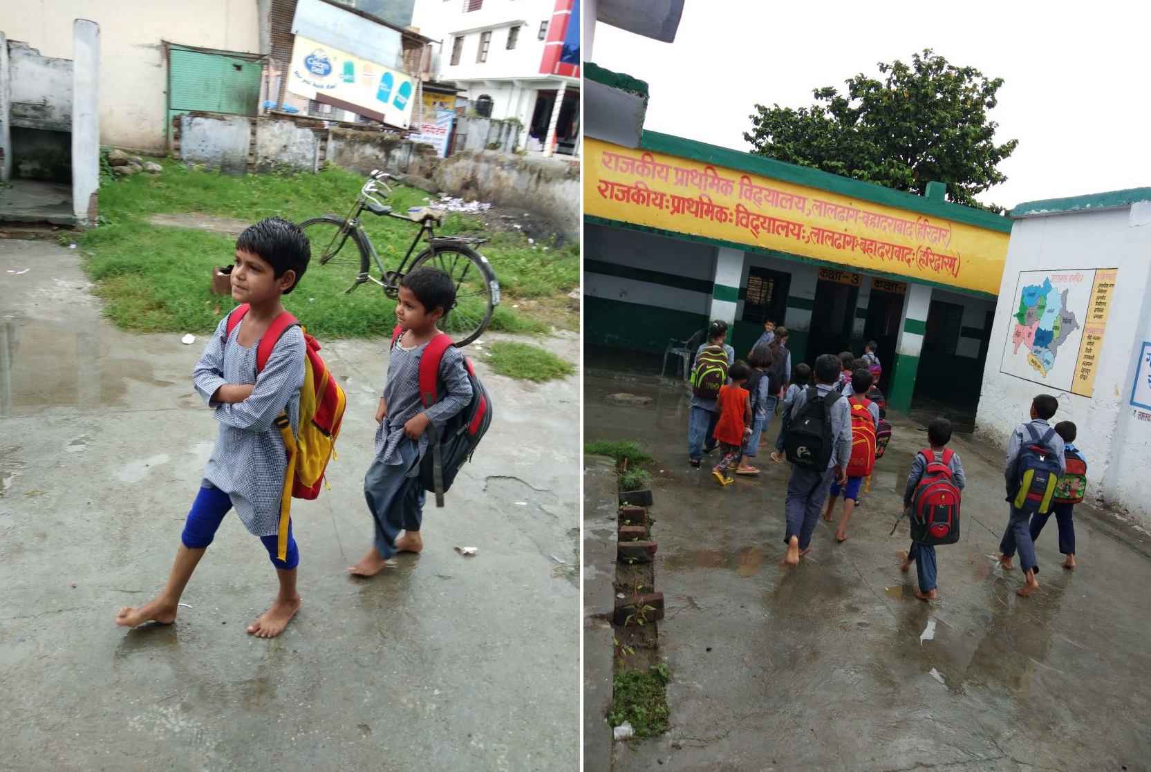 SHOES DISTRIBUTED TO THE STUDENTS OF PRIMARY SCHOOL OF LALDHANG